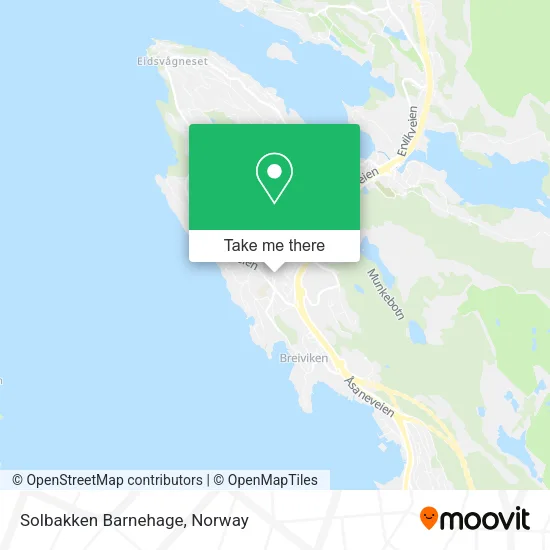 Solbakken Barnehage map