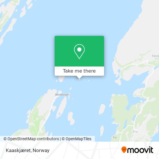 Kaaskjæret map