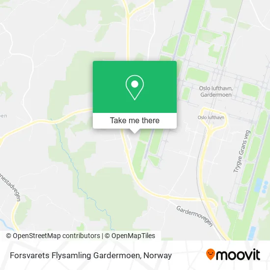 Forsvarets Flysamling Gardermoen map