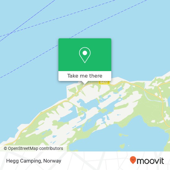 Hegg Camping map