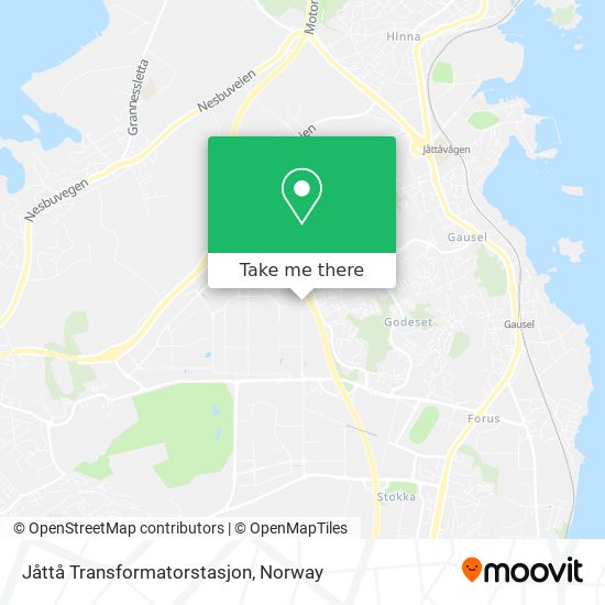 Jåttå Transformatorstasjon map