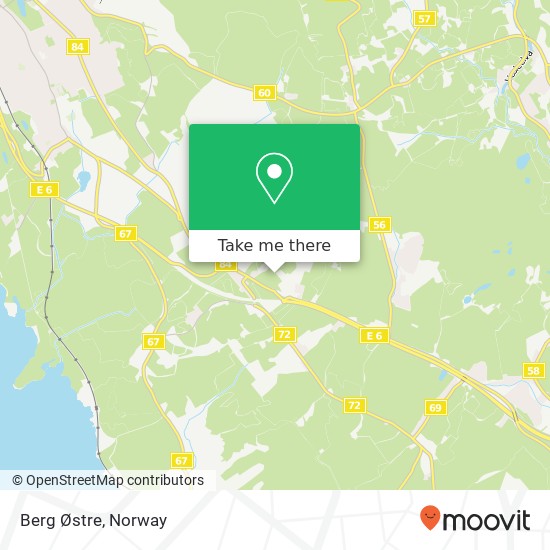 Berg Østre map