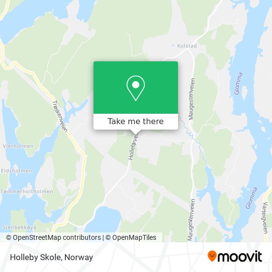 Holleby Skole map