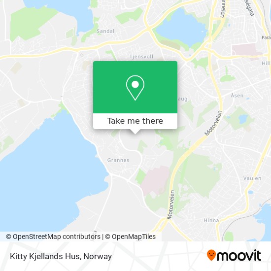 Kitty Kjellands Hus map