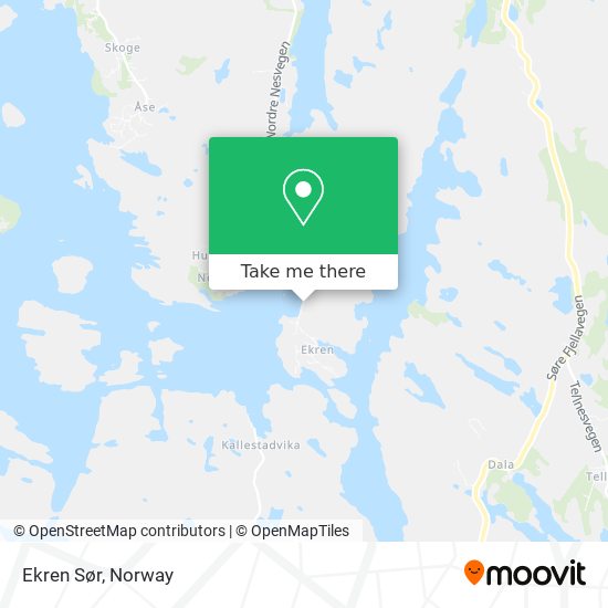 Ekren Sør map