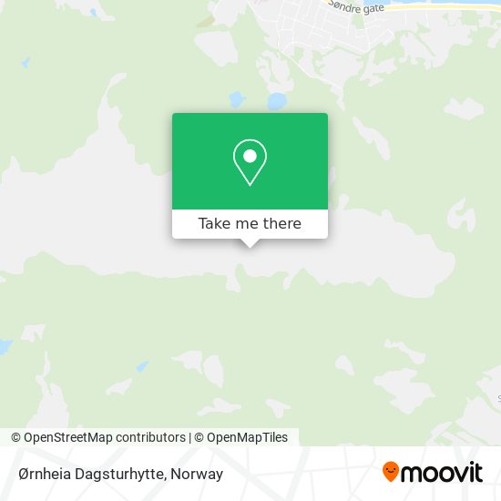 Ørnheia Dagsturhytte map