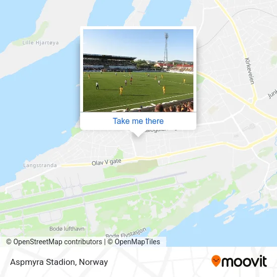 Aspmyra Stadion map