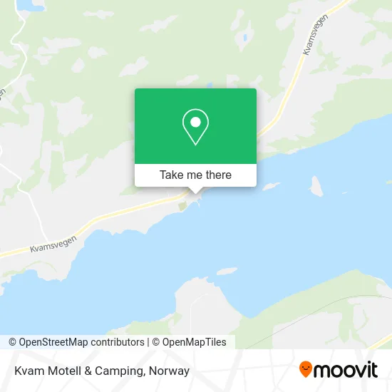 Kvam Motell & Camping map