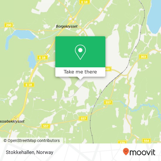 Stokkehallen map