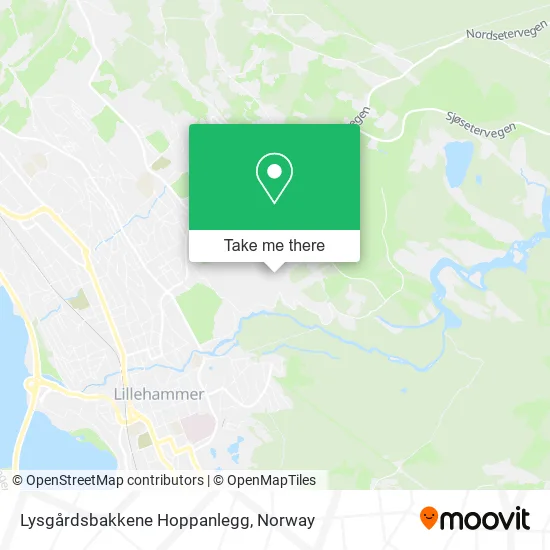 Lysgårdsbakkene Hoppanlegg map