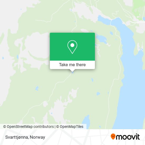 Svarttjønna map