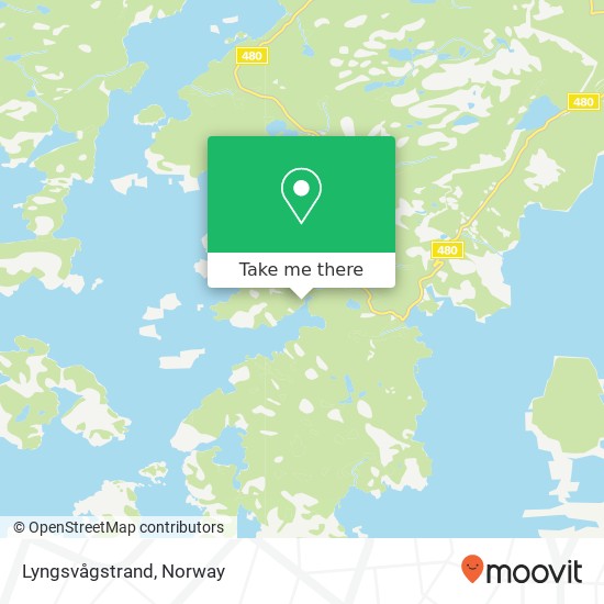 Lyngsvågstrand map