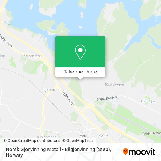 Norsk Gjenvinning Metall - Bilgjenvinning (Støa) map