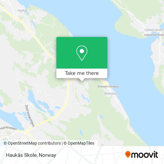 Haukås Skole map
