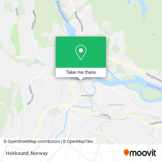 Hokksund map