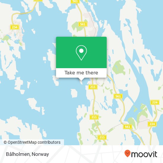 Bålholmen map