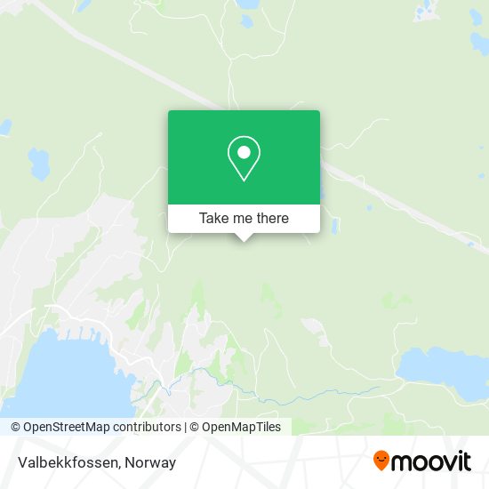 Valbekkfossen map