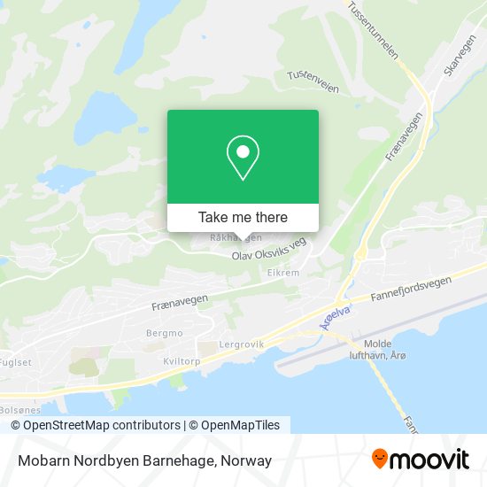 Mobarn Nordbyen Barnehage map