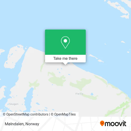 Mølndalen map