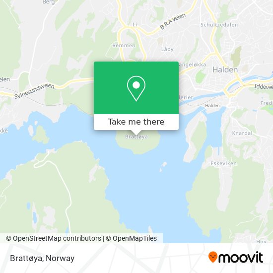 Brattøya map