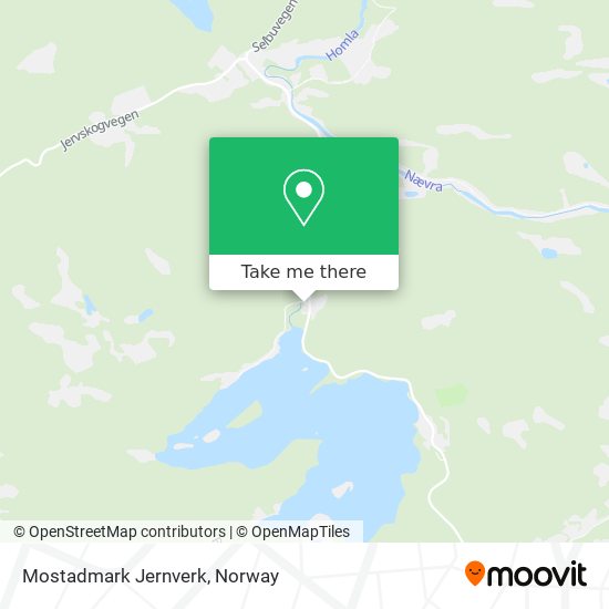 Mostadmark Jernverk map