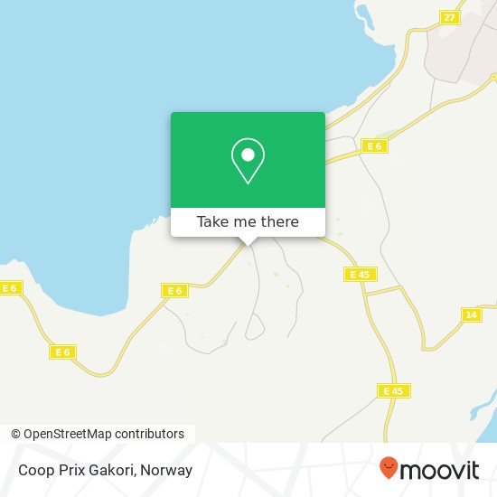 Coop Prix Gakori map