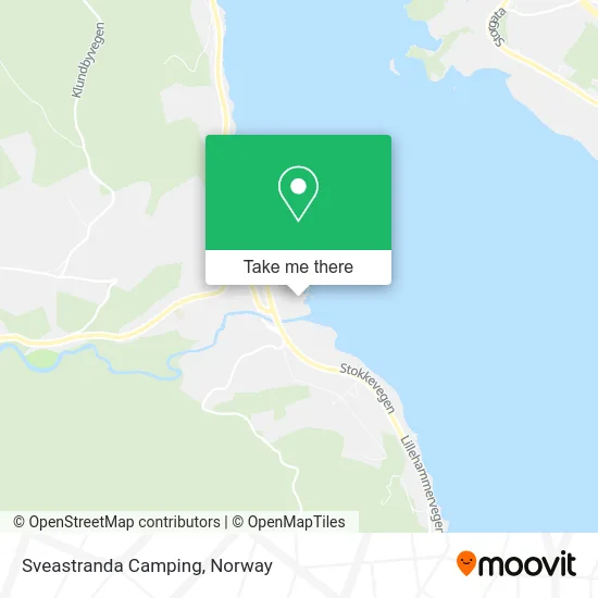 Sveastranda Camping map