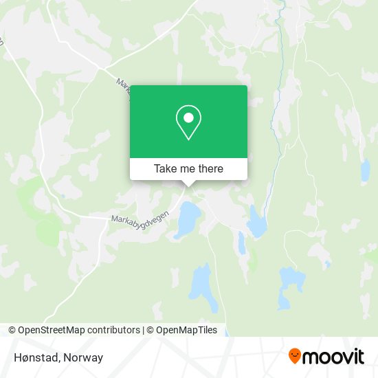 Hønstad map