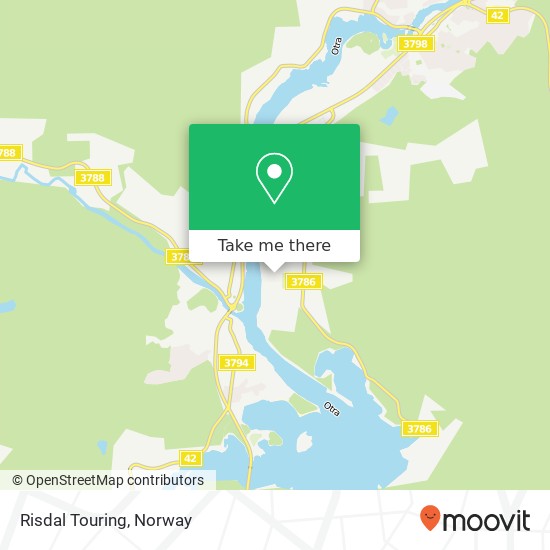 Risdal Touring map