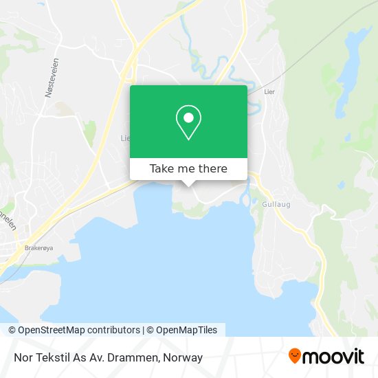 Nor Tekstil As Av. Drammen map