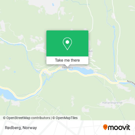 Rødberg map