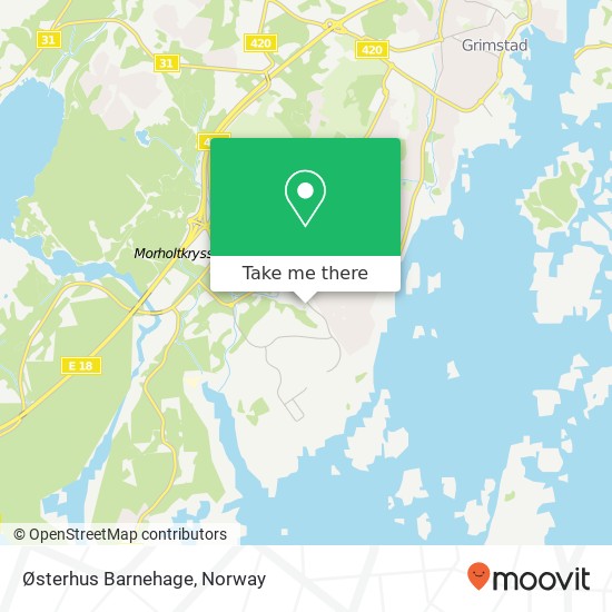 Østerhus Barnehage map