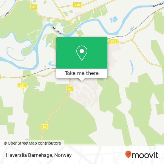 Haverslia Barnehage map