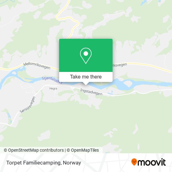 Torpet Familiecamping map