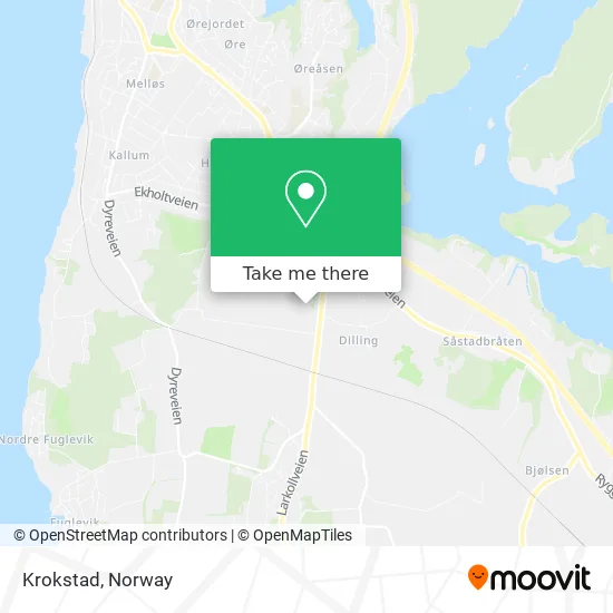 Krokstad map
