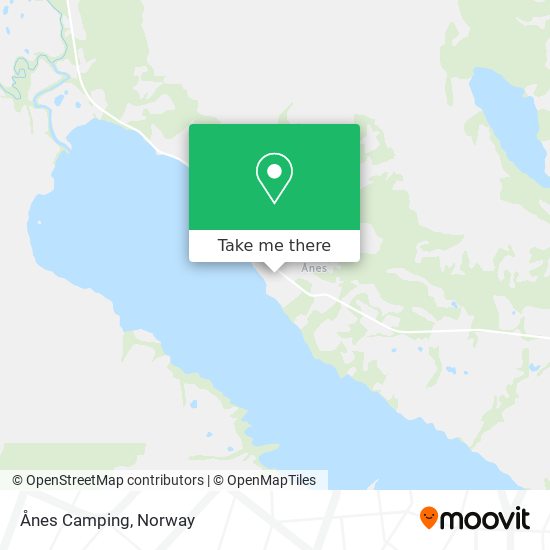 Ånes Camping map