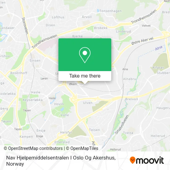 Nav Hjelpemiddelsentralen I Oslo Og Akershus map