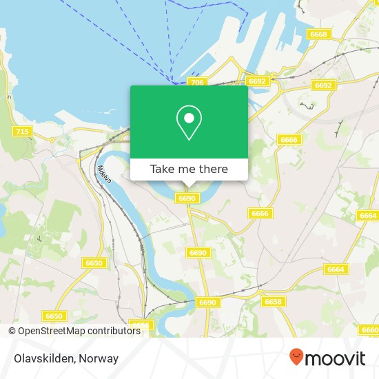 Olavskilden map