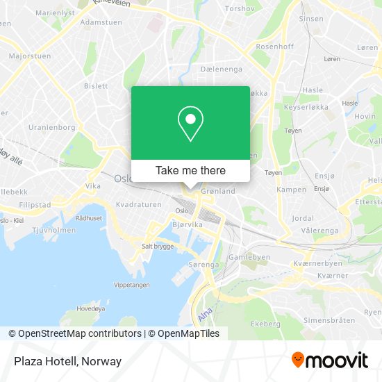 Plaza Hotell map