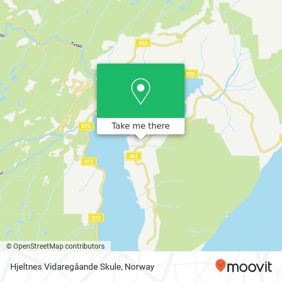 Hjeltnes Vidaregåande Skule map