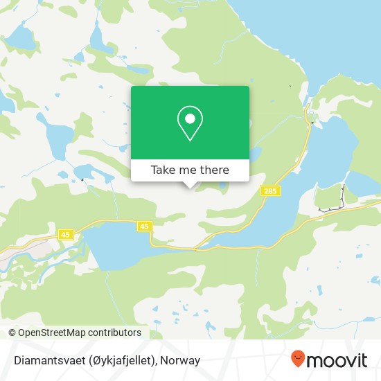 Diamantsvaet (Øykjafjellet) map