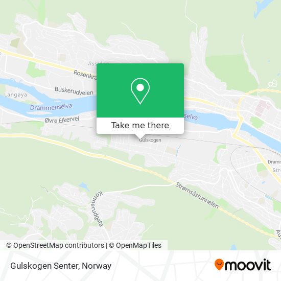 Gulskogen Senter map