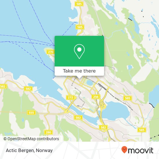 Actic Bergen map