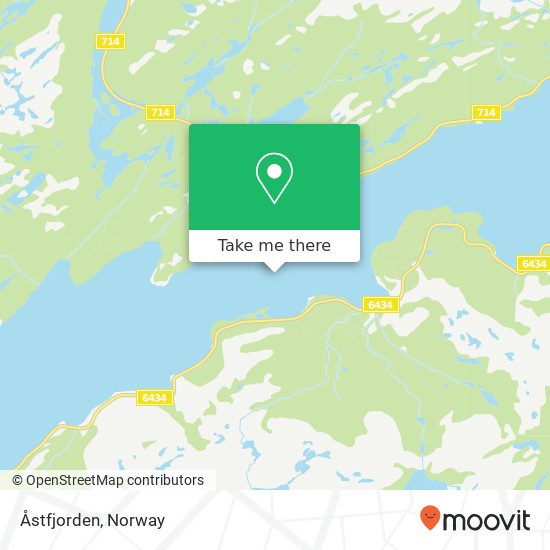 Åstfjorden map