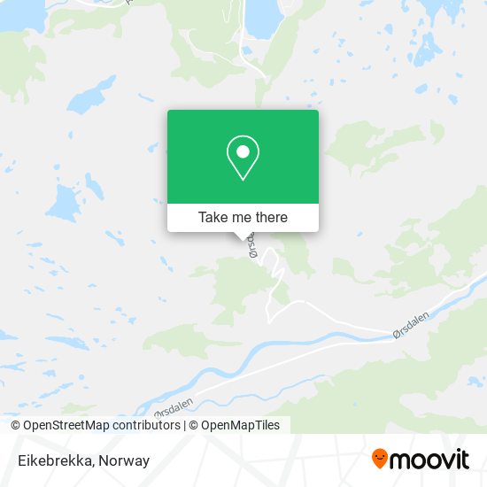 Eikebrekka map