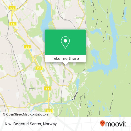 Kiwi Bogerud Senter map
