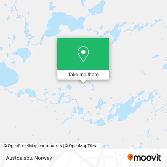 Austdalsbu map