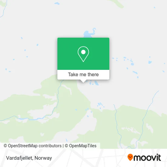 Vardafjellet map
