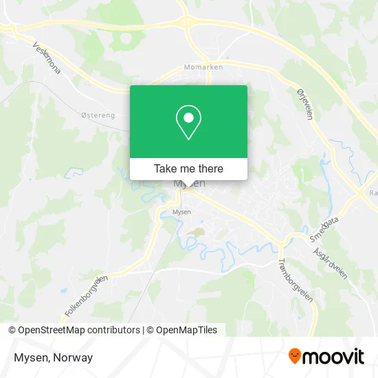 Mysen map
