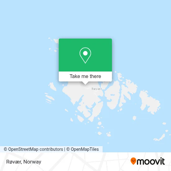 Røvær map